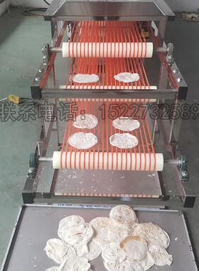 淄博烧烤小饼机器全自动烧烤小饼生产线商用卷饼单饼烙馍烙饼设备