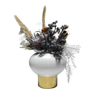 饰品仿真新 摆件洽谈花桌餐桌花艺售楼部装 假样板间客厅中式 花日式