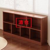 拉车套罩书架落地置物架客厅家用矮柜子储物柜格子柜卧室收纳柜简