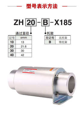 ZH10 20 30 40-B-X185输送型真空发生器 上料机吸料 SEC 200 400