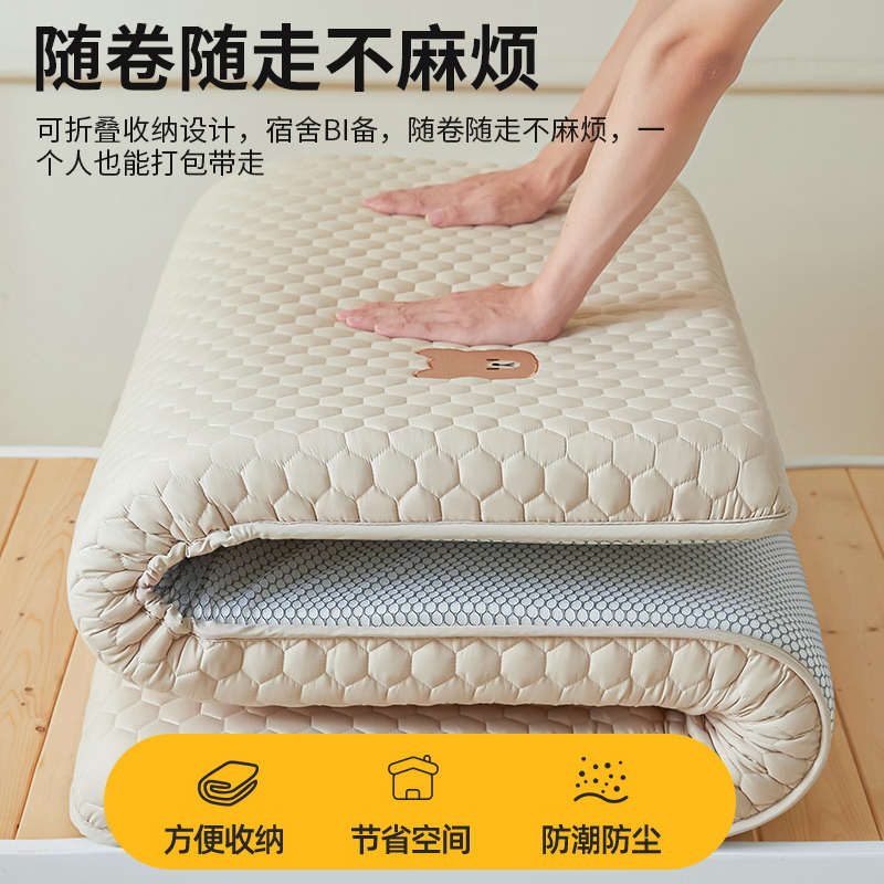 学生宿舍单人海绵床垫租房隔脏床垫家用卧室打地铺睡垫可折叠软垫