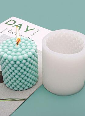 3D Cylinder Candle Mold  Silicone Candle Mold Cake Resin