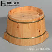 洗疗浴家用足泡小木脚木盆香柏实木木足桶双人脚盆盆桑拿木盆木质