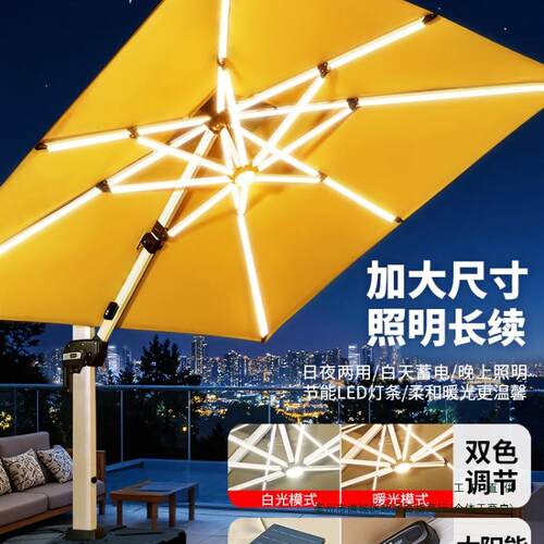 远茂户外遮阳伞庭院伞别墅露天花园大太阳伞棚商用摆摊室外罗马伞