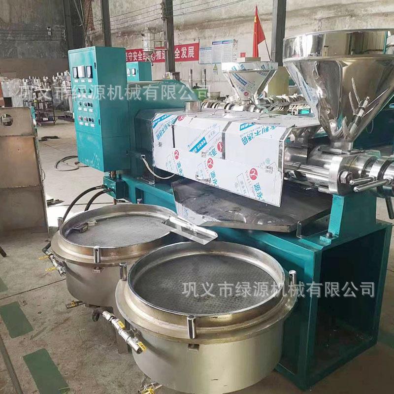 坊用自动多机功能PYS油全螺旋榨油机花生核桃油榨油小型商用榨油