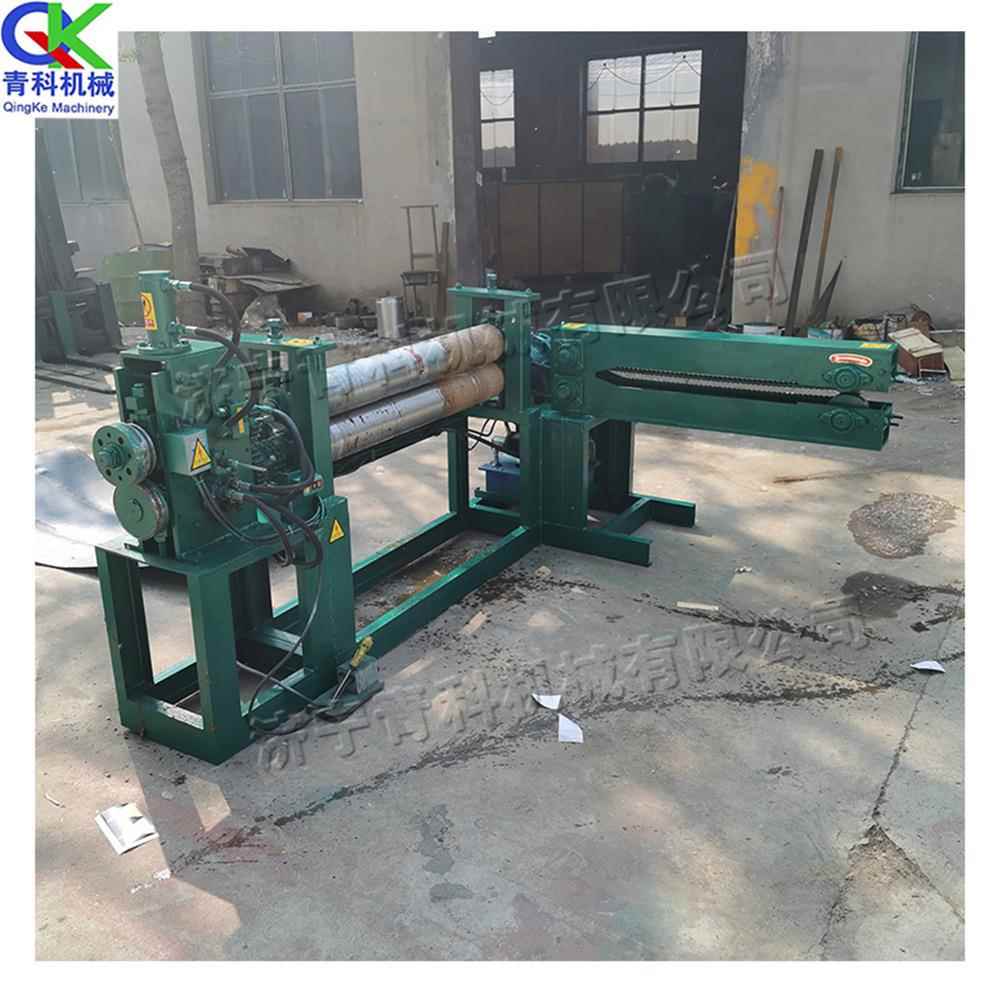 三合一油桶切割铁机 qk-jqj-8则废旧铁桶回收拆解机 不规桶切剪压