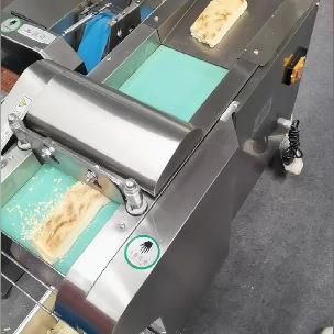 新款用锅饼切机片 不嘉洋锈商钢火烧切片切丁机 动全自羊肉泡馍切