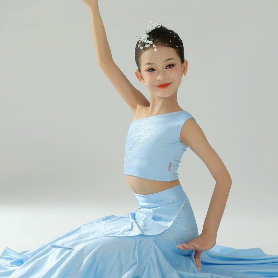 群艺卓跃儿童傣族舞蹈服装练功服傣族比赛演出服紧身包臀
