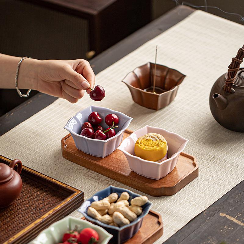 水果盘陶瓷茶点供佛托盘干果果篮