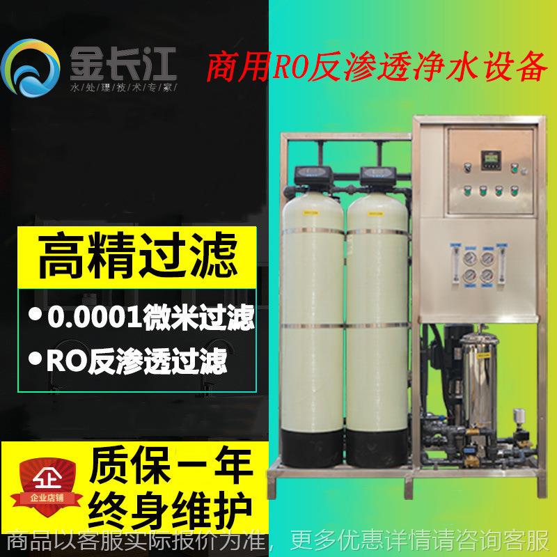 工厂全自动过滤器0.5吨水处理设备 反渗透纯水机 一体净水爆款