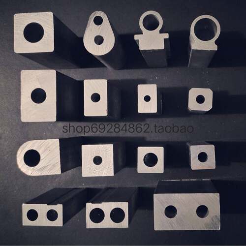 有现货外方内圆单孔铝管双孔铝制品铝型材排气管排水管气排水排管