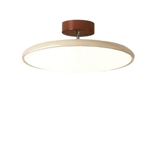 法式奶油风卧室吸顶灯可调节灯中古儿童书房灯复古斜顶阁楼卧室灯