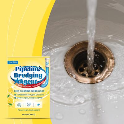 JUE FISH Pipe Unblocker Powder - Effective for Cleaning and