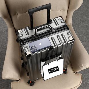 20寸行李箱24寸22寸旅行箱女小轻便新款女结实耐用拉杆箱耐摔铝框