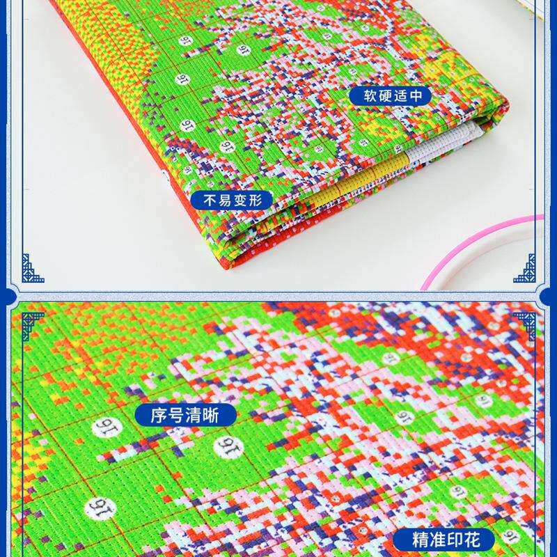 精准古娟布清明上河图印花十字绣全景6米客厅风景大画收藏非成品