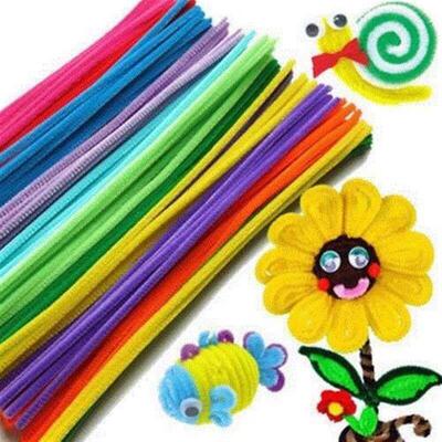 100pcs kindergarden diy chenille stems pipe cleaners