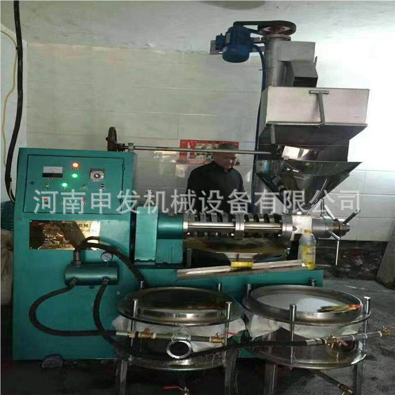 熟榨籽油器机 条排螺旋榨油菜机 油坊花生100打油机葵花籽 炸油机