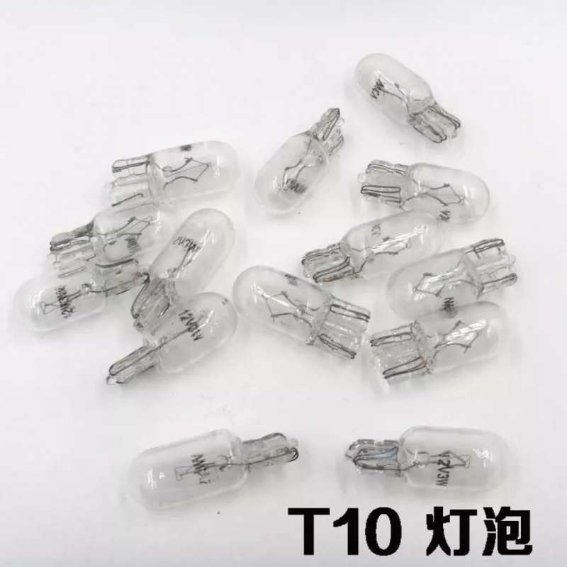 仪表小灯泡T5T6.5T10示宽灯12V24V1.2V2W3W5W扁插小灯珠汽车货车