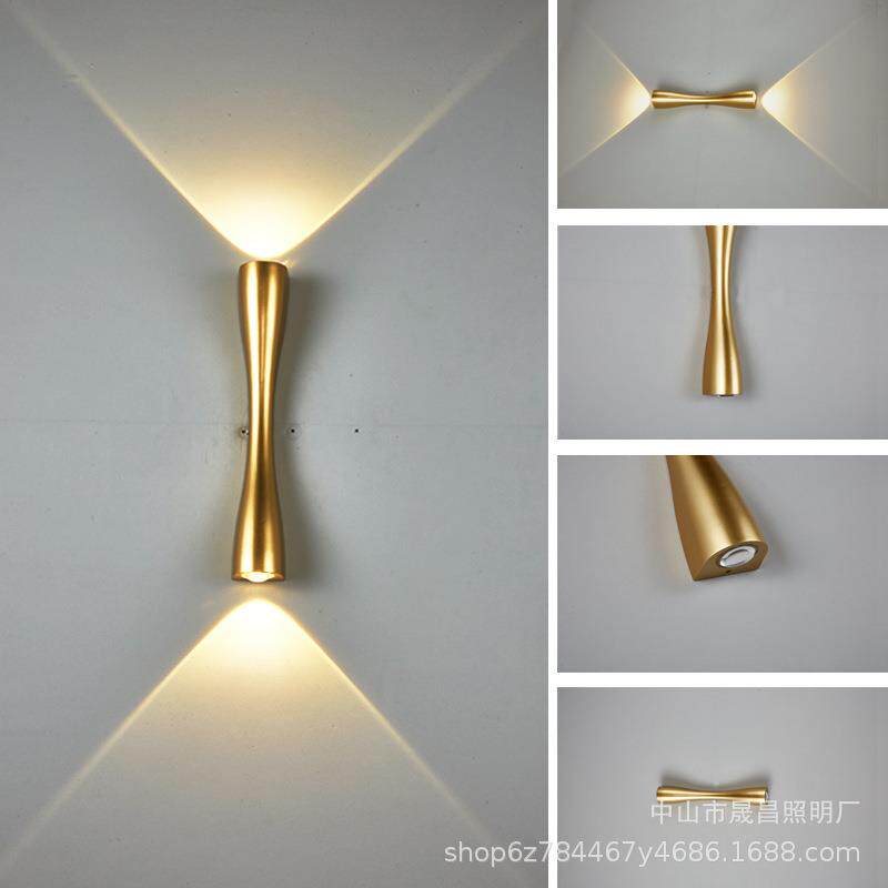 LED户外喇叭壁灯简约室内室外酒店过道走廊门庭床头楼梯跨境供货