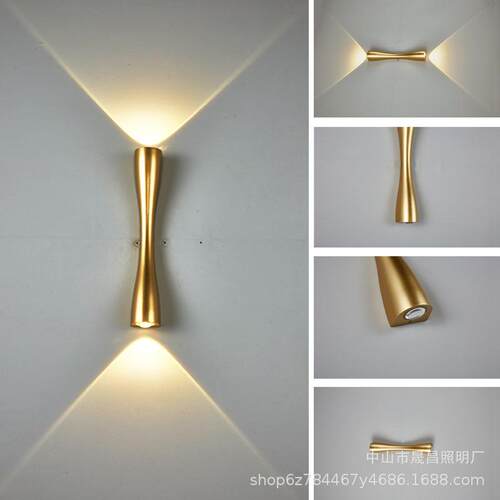 LED户外喇叭壁灯简约室内室外酒店过道走廊门庭床头楼梯跨境供货