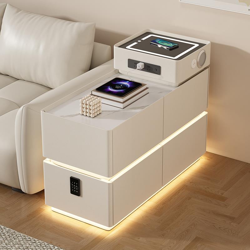 爱莱德多功能智能沙发边几侧边柜隔断柜轻奢高级感客厅2025新款置物柜