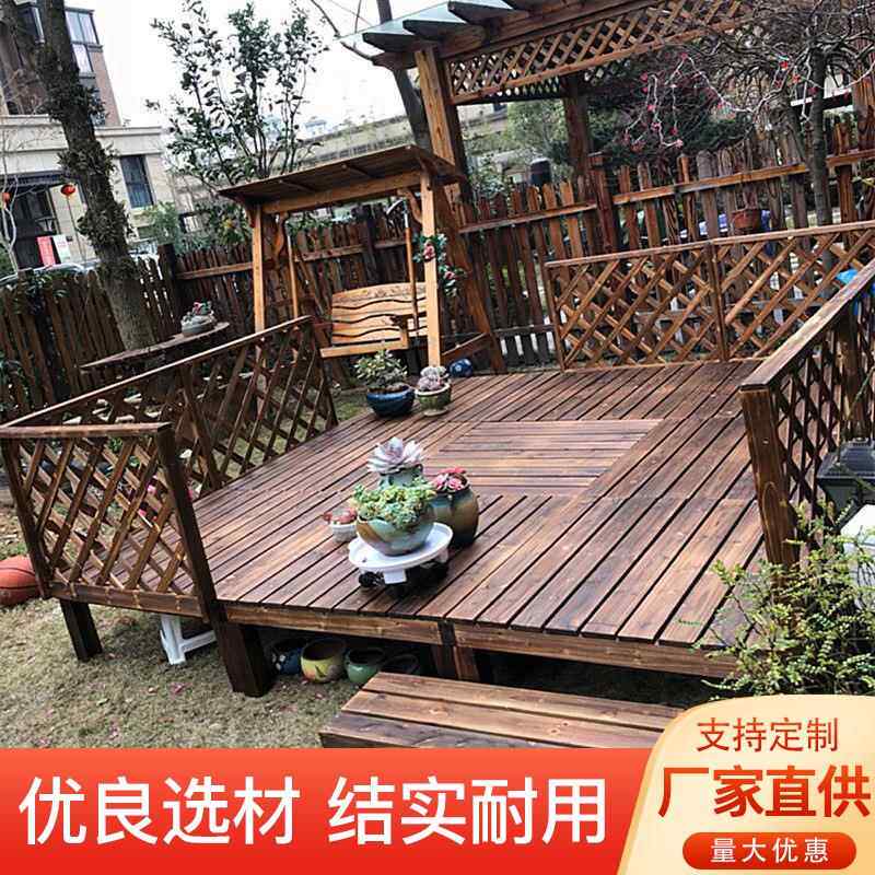 塑木地户外改防腐木米板ODM生态地板阳台庭院造自铺榻榻庭院木塑