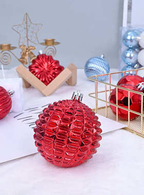 多多盒异型 59pcs圣诞球圣诞树挂饰圣诞节橱窗装饰品挂件装饰用品