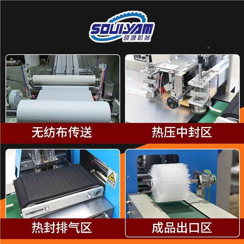 厂家供用JWE全动高速折叠包装机一次自性浴巾包直装机家酒店浴巾