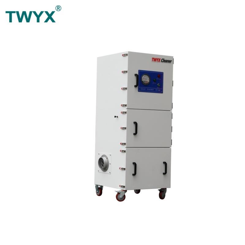 JC-4000饲料厂粉尘回收设备 4KW工业集尘器 磨床布袋式工业吸尘器