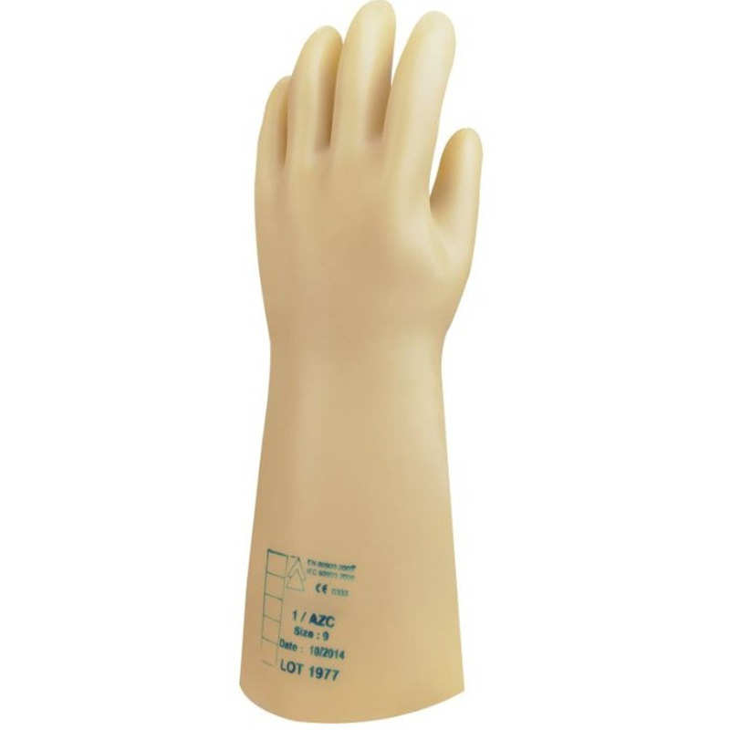 代尔塔GLEO 207001乳胶电工绝缘手套5KV电工带电作业防护劳保