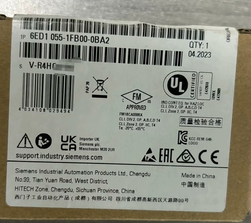 6ED1055-1FB10-0BA2 全新原装正品 标价