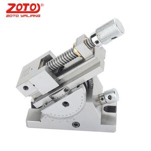 zoto 万向精密平口钳可调式机用角度台钳夹具铣床批士手动台虎钳