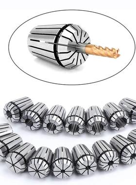 R25弹性筒夹英制筒夹5刻DIN6489弹簧夹头雕机夹头套装ER2-16PCES