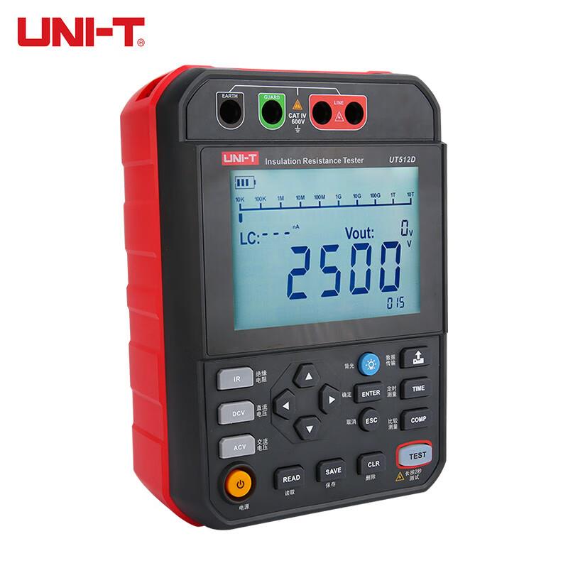 UNI-TUT512D/E/513A/B/C数字摇表兆欧表绝缘数字摇表兆欧表