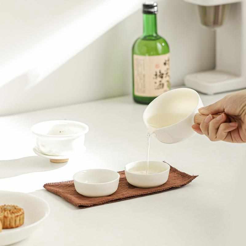 旅行茶具套装一壶二杯快客杯便携户外露营泡茶壶陶瓷功夫茶具套装