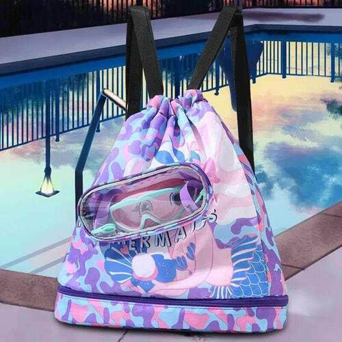 Childrens swimming bag waterproof storage bag beach bag bea