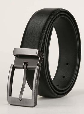 Mens Waist Belt Men Belts Leather Man For Jeans Black Male1