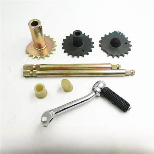 适用江苏宗申Tl脚踏三轮车110/130启动炼轮启动轴脚启动轮尼龙衬