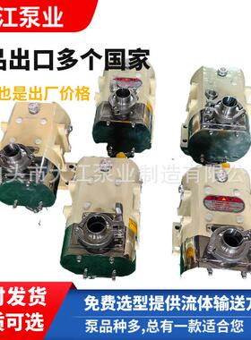 DJ100TLS12-40C化工原料泵树脂液体不锈钢转子泵凸轮式双转子泵