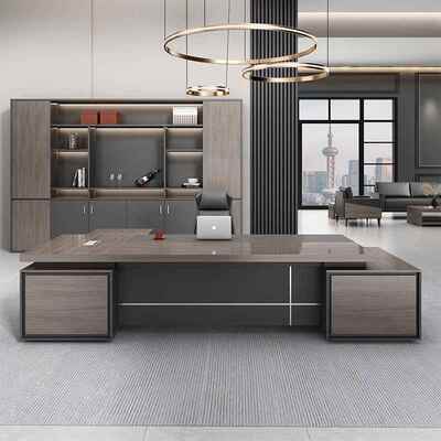 老板桌办公桌椅组合时尚总裁桌大班台大气主管桌老板台办公室家具