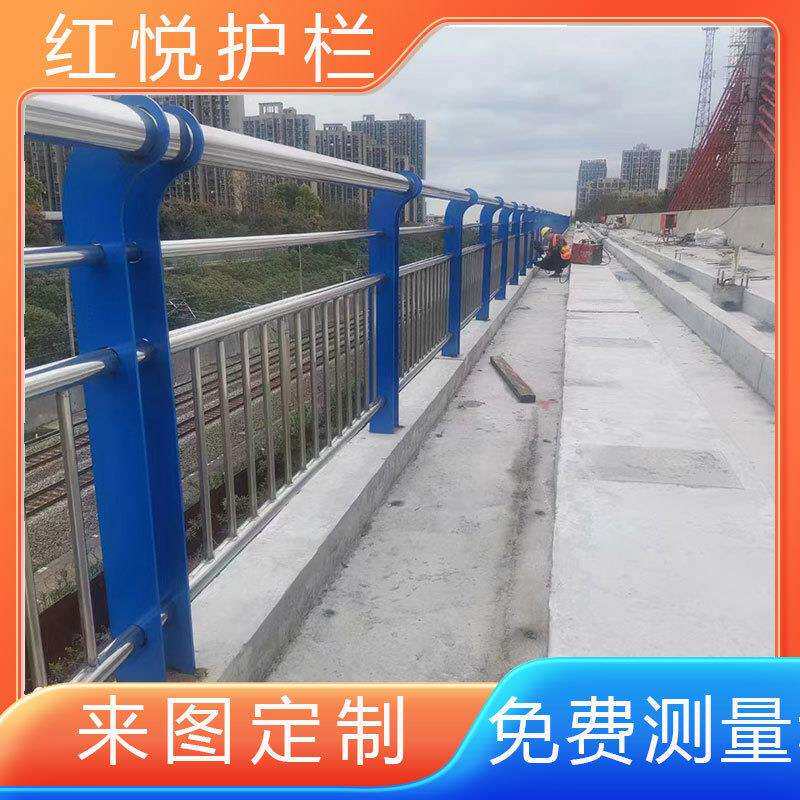 新款直销304/201不锈钢复合管护栏 山东河道景观桥梁不锈钢复合管