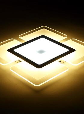 遥控led吸顶灯天空之城客厅灯具卧室灯饰照明AI语音调光