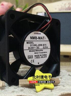 原装NMB 3110KL-09W-B75 24.5V 0.21A 8CM 8025 工控机散热风扇