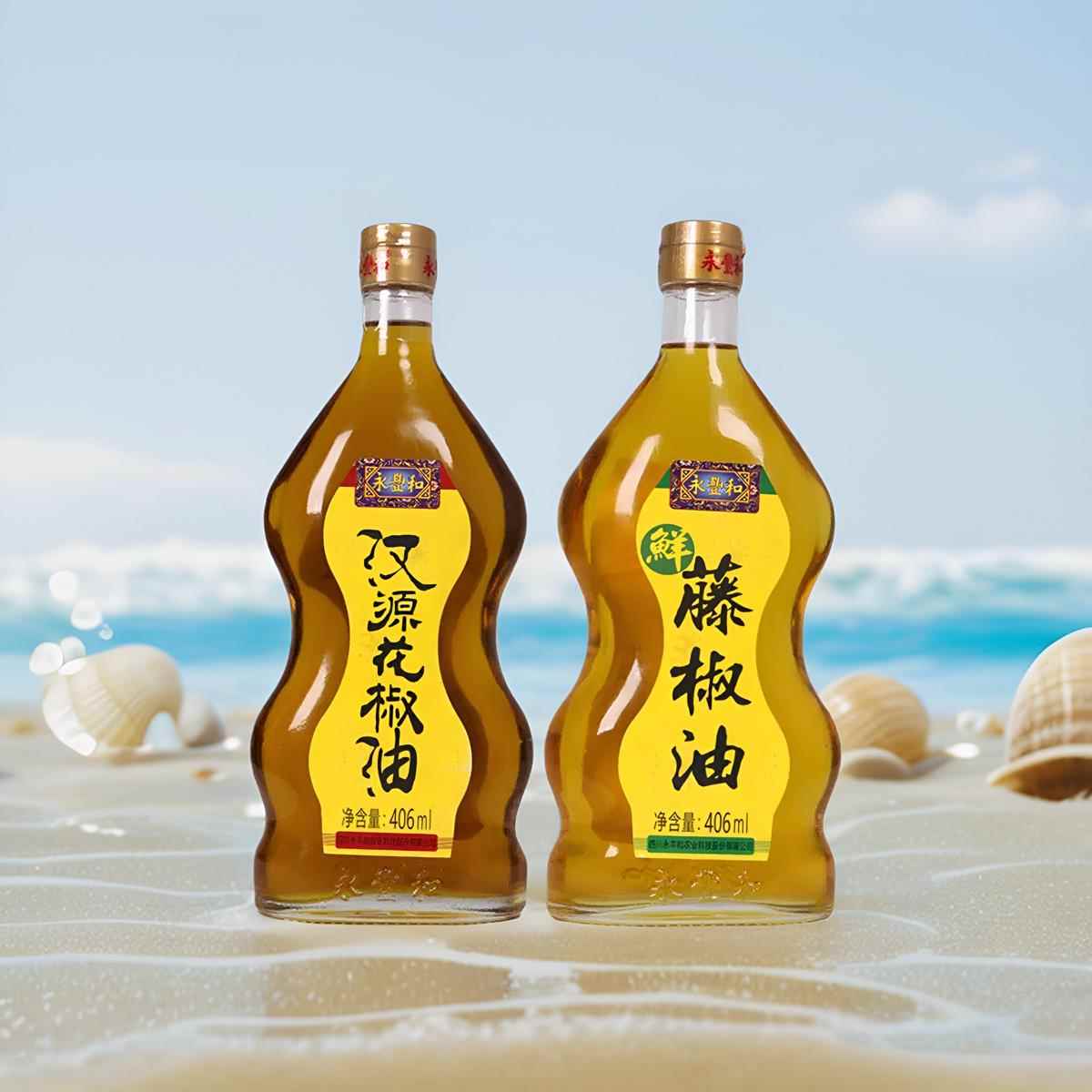 永丰和花椒油藤椒油正宗四川汉源花椒调味炒菜凉拌餐饮家用406ml