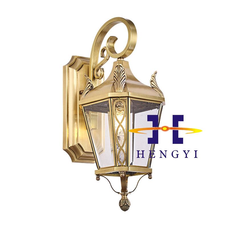 欧式户外壁灯别墅门灯防水全铜阳台墙壁灯走廊灯家用路灯户外灯
