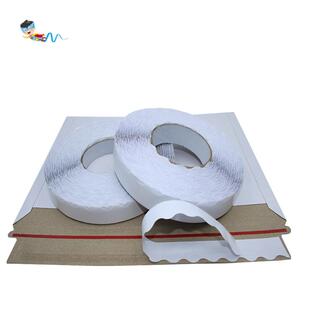 浪留边耐温双面胶包高装封箱易撕七中高棉纸油波胶粘拉链式花边胶