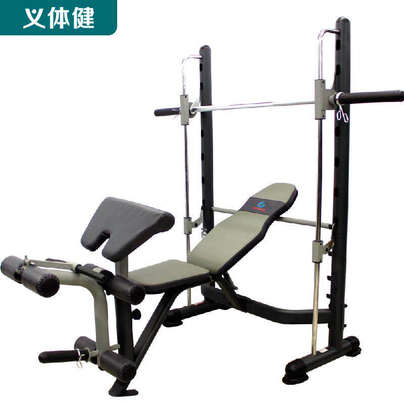 会军体育多功能举重床仰卧板家用卧推架腹肌板具安全性能直销