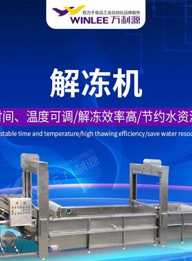 全自动果蔬肉类解冻机 玉米恒温解冻设备 冻盘海鲜气泡翻滚化冻机