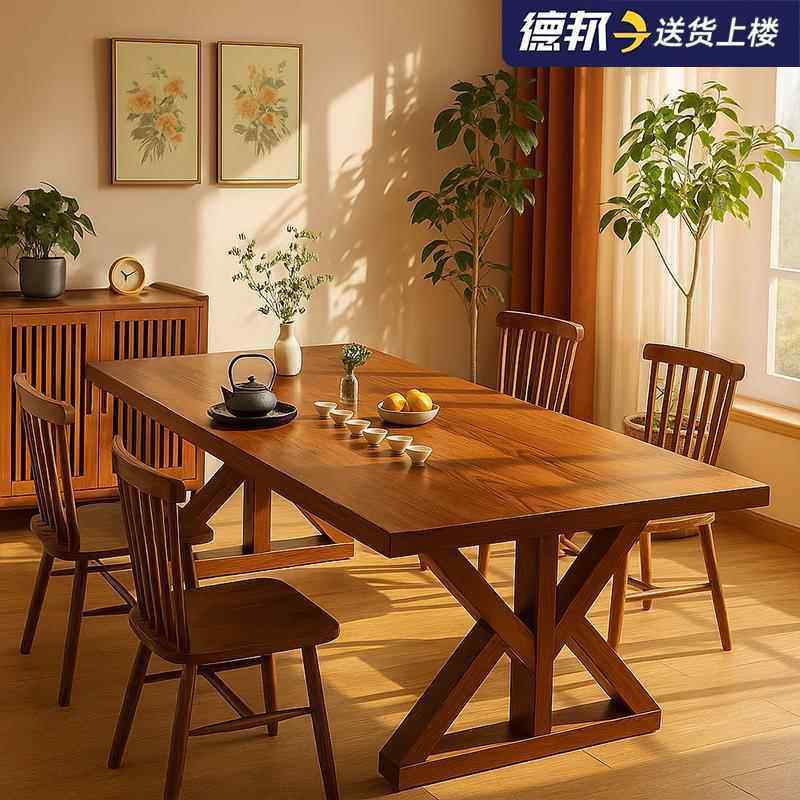 新中式实木茶桌椅组合客厅家用茶室茶桌办公室接待泡茶桌客厅茶台