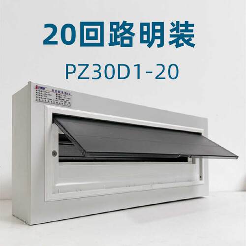 20回路明装经济型PZ30D1强电箱室内家用箱空气开关盒挂壁式科美帝